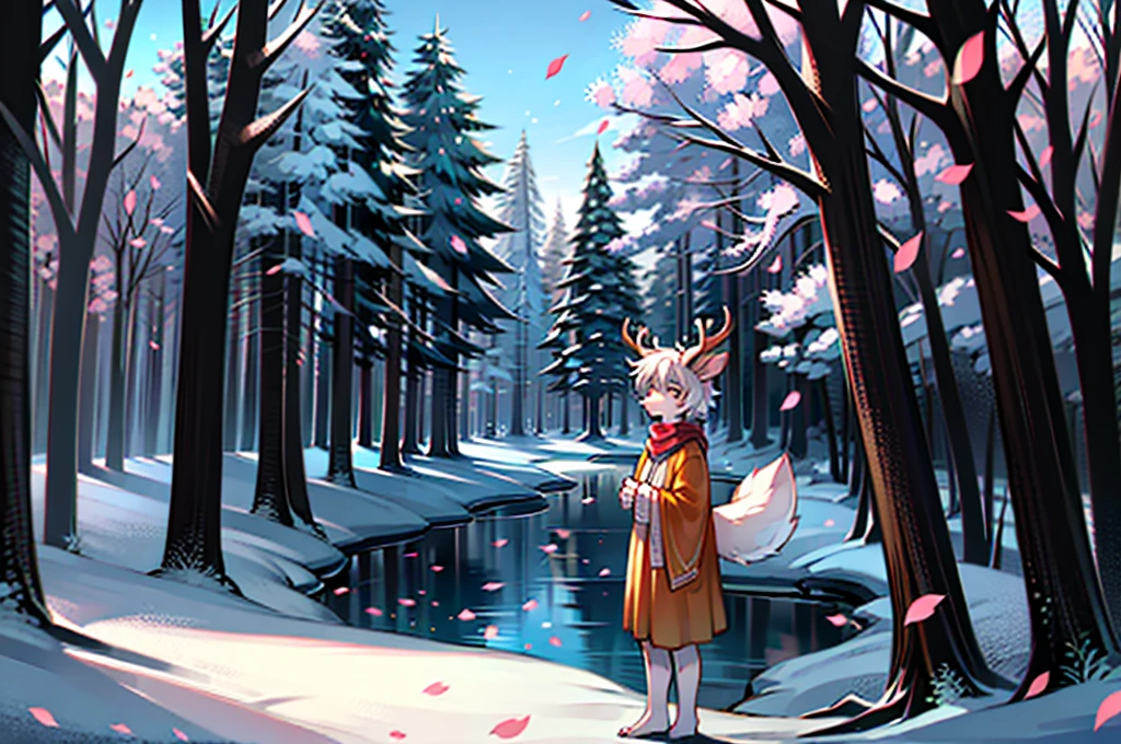 furry,fur,body fur,garden,alone,shy,blush,snow leopard,No clothes UHD, textured skin, high details, best quality, 1080P