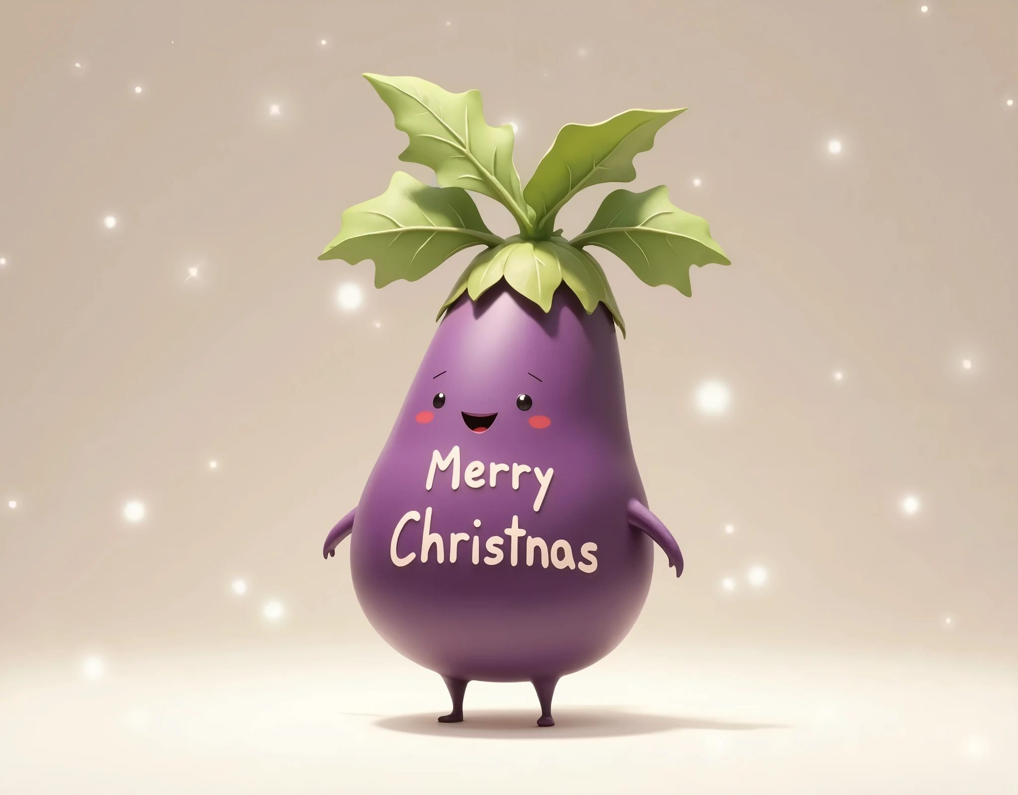 (masterpiece:1.2, high image quality, Mirror Finish , cinematic experience , best illustration :2.0, super detailed ),8k,16k,( wallpaper:2.0),(Purple Japanese eggplant is wearing a Christmas costume:2.0),( mascot character riding the head :2.0),("Merry Christnas  "Write:2.0),(smile:2.0),(The background is Christmas decorations :2.0),( cute:2.0),( minimalist:2.0)