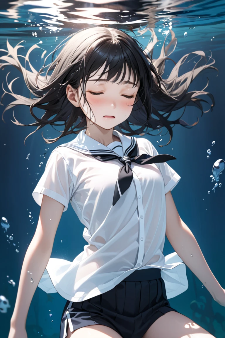 ultra-absurdres-Top quality by artist God, ultra-detailed, high resolution, anime moe artstyle, best anime 8k konachan wallpaper, pixiv contest winner, pool:2810, perfect anatomy,break, 1girl, (Please draw a girl walking sleepily to school alone. )break,(Solo,little female, 13-year-old:1.3),Full limbs, complete fingers,a junior high school student, (very short hair), short cut, flat chest, , small butt, small black eyes, beautiful detailed eyes, well-proportioned iris and pupils, expressive eyes, highres detailed hair, soft expression, salor school_uniform, sailor collar, serahuku, bow, pleated skirt,(Detailed Lighting), (Detailed background), in the School commute route. break,super detailed skin, Best cinematic lighting powered by famous artist, 8k,beauty illustration,photoshop_(medium),very aesthetic,break,((artist:gomashio_(goma_feet) )), artist:clamp ,artist:carnelian ,artist:kantoku ,
