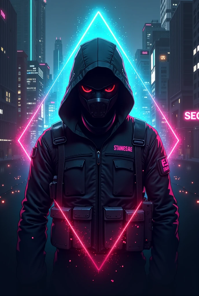 counter-terrorists counter-strike logo in the anime style dash cyberpunk Add weapons