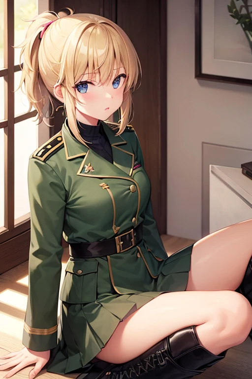 Lunatierke Tiague, Whimsical tears, blonde hair, (green eyes:1.5), hair intake, long hair, long hair tied low, Glasses,
((Nurse's clothes))、((pantyhose))、((mini skirt))、((spread legs))、(huge boobs)、
Watch your audience and take a break,(Bedroom)、REAK on the bed (muste piece:1.2), highest quality, High resolution, unity 8k wallpaper, (illustration:0.8), (beautiful and fine eyes:1.6), highly detailed face, perfect lighting, Highly detailed CG, (perfect hands, perfect anatomy),