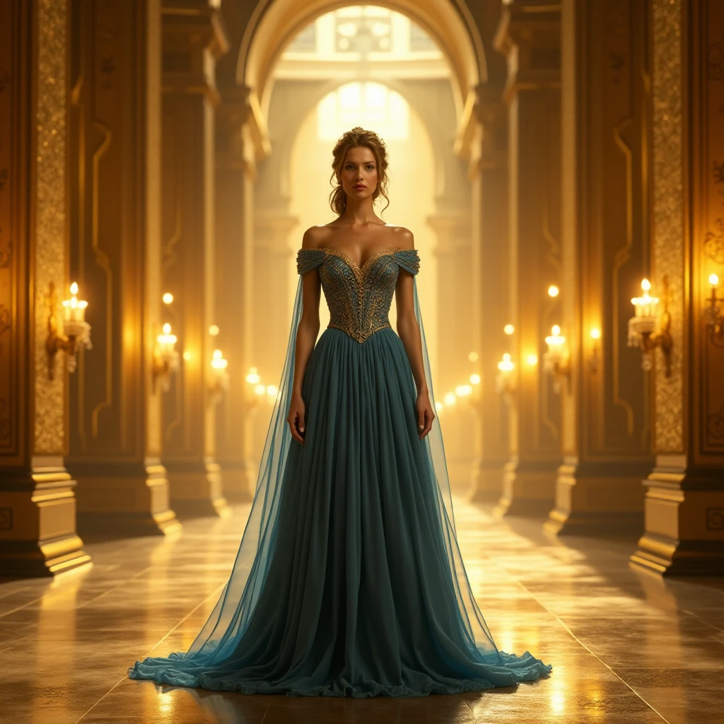 ModelShoot style, (Extremely detailed Cg Unity 8K wallpaper), full-shot body photo of the most beautiful artwork in the world, Medieval armor, Professional majestic oil painting by Ed Blinkey, atey ghailan, by Ghibli Studio, author:Jeremy Mann, Greg Manchess, Antonio Moro, trending on artstationh, trending on CGSociety, Intricate, High detail, Sharp focus, Dramatic, photorealistic painting art by midjourney and greg rutkowski