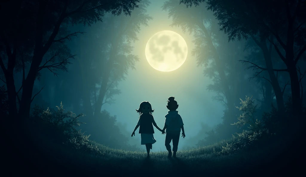 Sad anime ,boy and girl, matching profile picture, master ,piece best quality,dark, night, very sad,