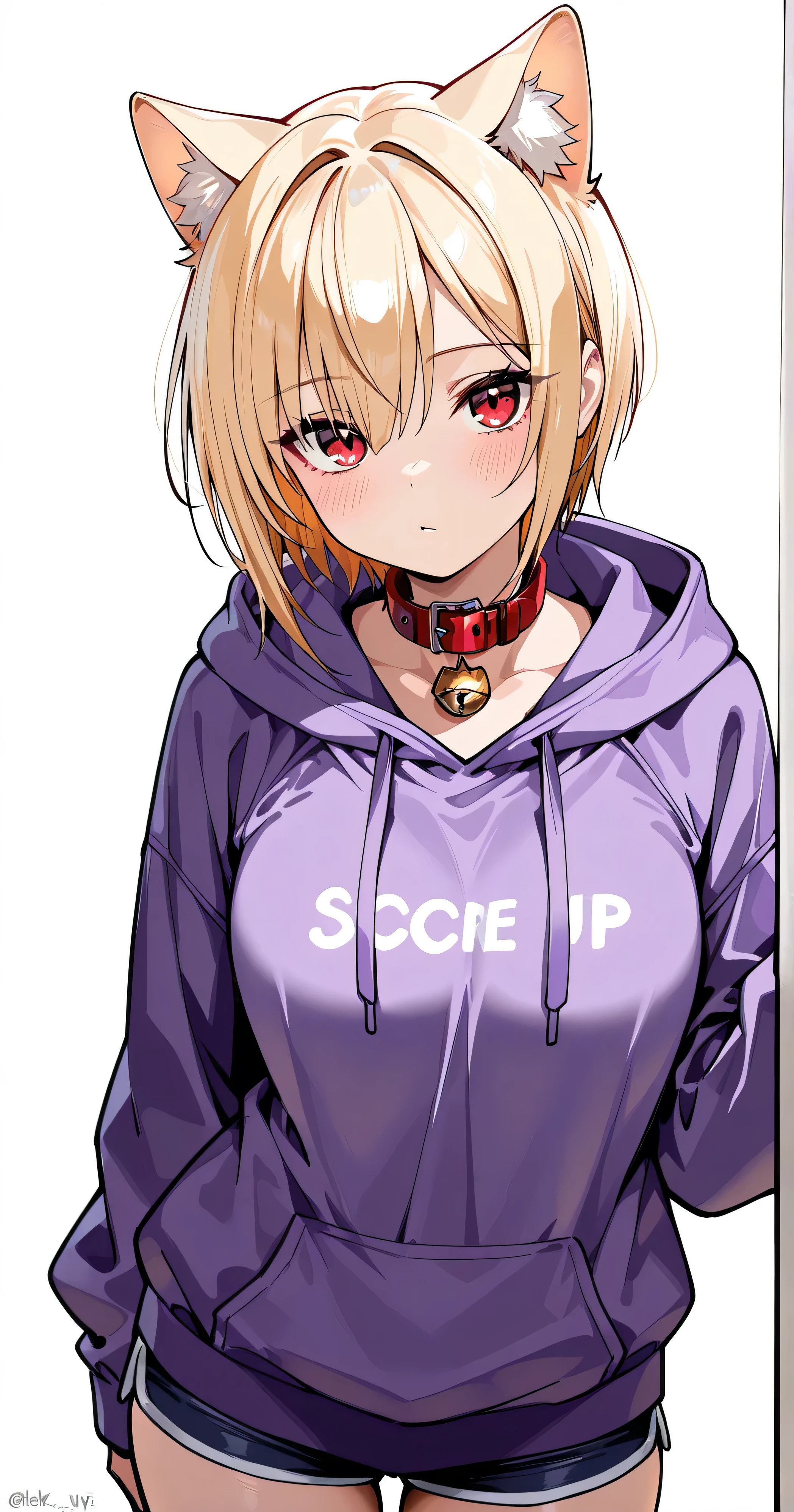 (best quality:1.2), 1girl, (masterpiece:1.2), raytracing, cute face, perfect face, ultra detailed,detailed face, 8k wallpaper, wide hips, <lora:more_details:0.5>, TogaHimiko_NDV, 1girl, yellow eyes, blonde hair, large breasts, short hair, double bun, hair bun, messy hair, <lora:TogaHimiko_NDV:0.7>, outdoor, smile, skirt, sweatshirt, skirt