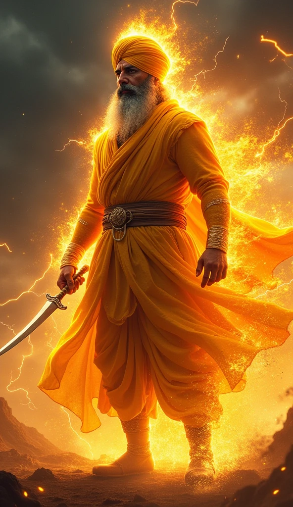 one men, linen dress, his shoulders girded with gold.
Your body like turquoise, his face like lightning, your eyes like flames of fire, his arms and feet the color of bronze