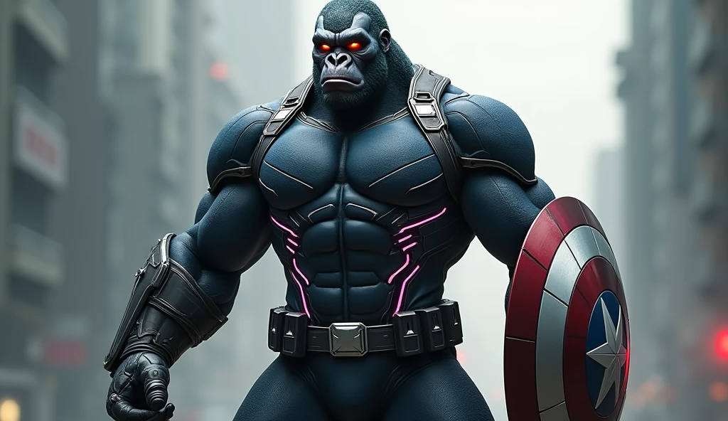 (extremely detailed CG unity 8k wallpaper, masterpiece, best quality, ultra-detailed), (best illumination, best shadow), (a big muscular bodybuilder:1.4) holding the mask of Darth Vader (detailed skin texture), fierce and strong pose, (dramatic lighting: 1.3), under the spotlight, fast and dynamic movement, strong expression.