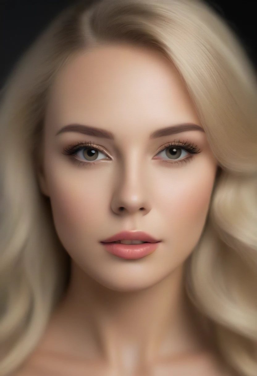 Net photo of realistic blonde woman with a beautiful face 