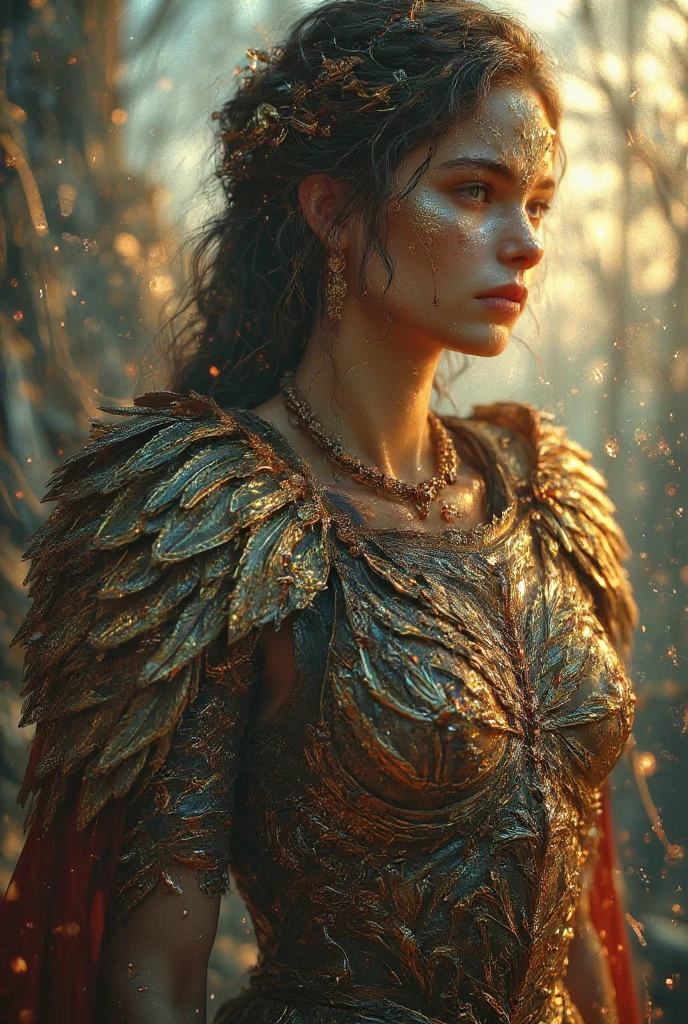 olpntng style, goddes of mythical ancient greece in armour, perfect composition, beautiful detailed intricate insanely detailed octane render trending on artstation, 8 k artistic photography, photorealistic concept art, soft natural volumetric cinematic perfect light, chiaroscuro, award - winning photograph, masterpiece, oil on canvas, raphael, caravaggio, greg rutkowski, beeple, beksinski, giger, perfect composition, beautiful detailed intricate insanely detailed octane render trending on artstation, 8 k artistic photography, photorealistic concept art, soft natural volumetric cinematic perfect light, chiaroscuro, award - winning photograph, masterpiece, oil on canvas, raphael, caravaggio, greg rutkowski, beeple, beksinski, giger, trending on artstation, sharp focus, studio photo, intricate details, highly detailed, by greg rutkowski, oil painting, heavy strokes, paint dripping