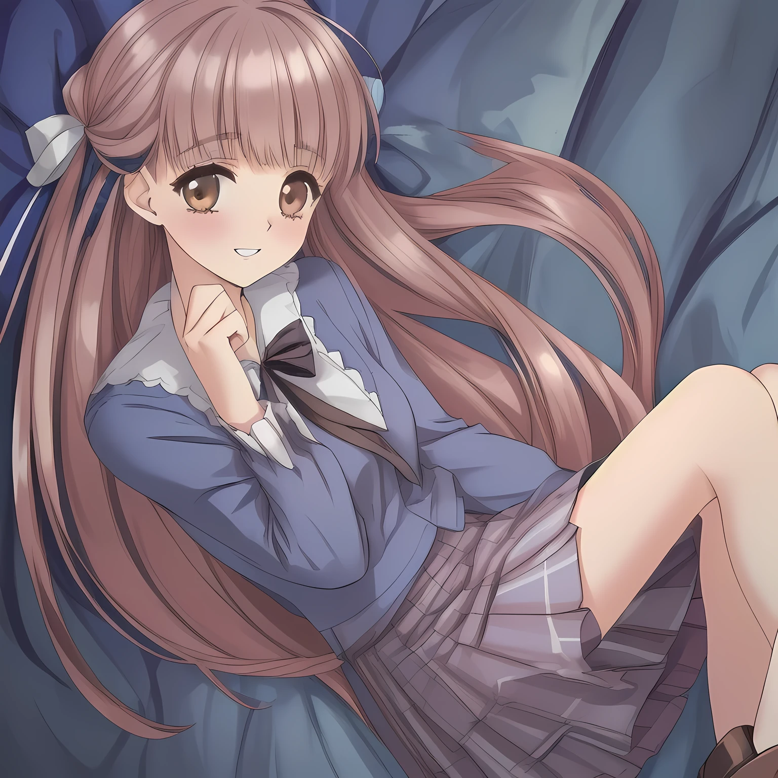 aoba_kokona_encouragementofclimb
brown_hair, blush, long_hair, hair_ornament, hairclip, braid, braided_bangs, smile, flower, hair_flower, outdoors, red_eyes, school uniform, masterpiece:1.5, high quality, hachikuji01, blush, smile, open mouth, wavy mouth, looking at viewer, skirt lift, (((spread legs))), hands on crotch, indoor, ((from below)), upper body, white lace panties, looking at viewer, pussy juice, flat chest, slim, small hip, (((slim legs))), skinny, slender, camel toe