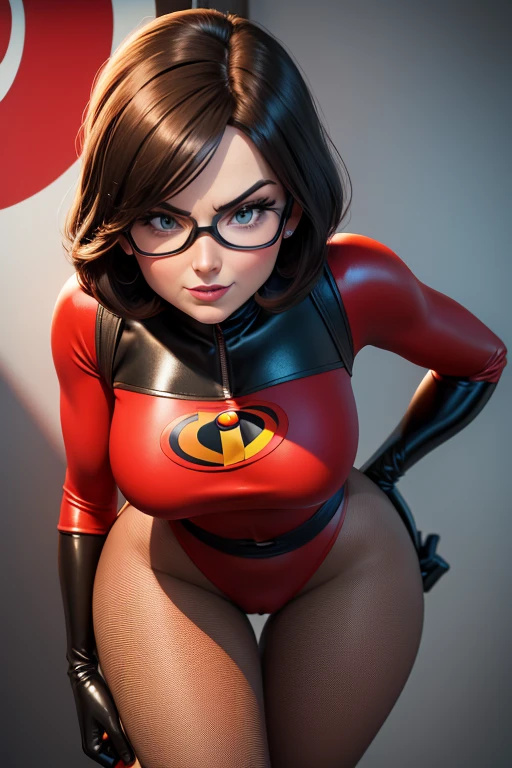 Elastigirl milf spanks in the Incredibles costume