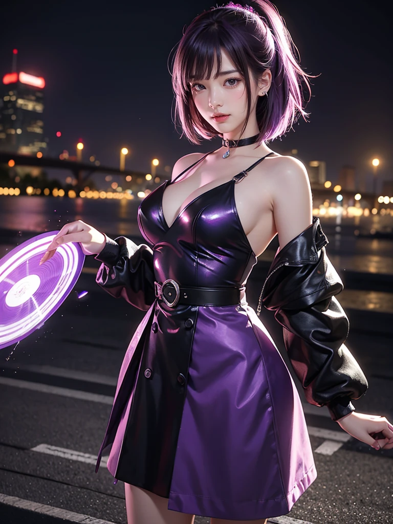 The heroine of Chie Shinohara's manga, Dark Purple Eye, night, Realistic, Will-O-Wisp