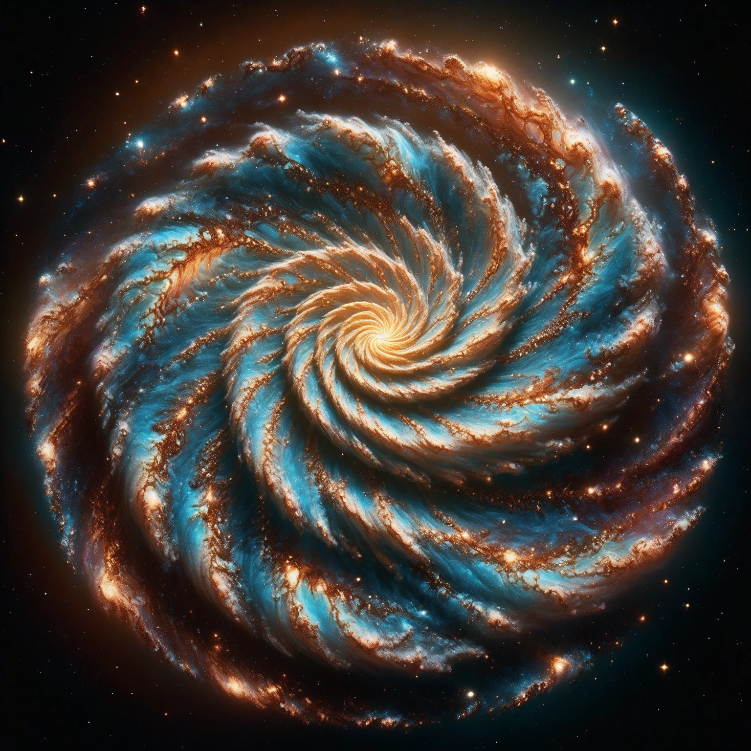 Enhance this image, zoom in on it, and increase the swirl in the spiral. Add complex and intricate spiral patterns. Deep space influence. Add color that is bright and super saturated and highlighted. Perfect symmetry, rotational symmetry, Realism. Pixel art, swirling vortex. Whirlpool spirals. Photo-realistic, UHD, cinematic photography, cinematic lighting, cinematic portrait  portrait photography, cinematic, realism, ultra detailed.