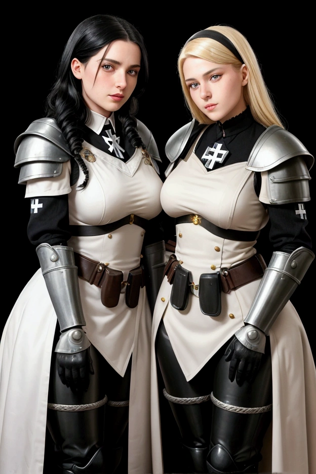 german womens, catholics, nazi , perfect face, detailed face, lesbians, warriors roman, using sexy armor , soft lesbians, sexy, full body