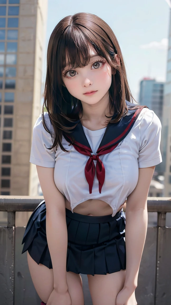 （masterpiece:1.2,  top quality ), ( realistic , photo realistic :1.4),  pretty face ,  perfect body, small waist and Big Breasts,  Thin legs , Big Breasts, realistic skin, Full body portrait, (repay, 8k, masterpiece: 1.2),  Japanese women, 18 years old, ( high res beautiful face),  amazing face and eyes, ( top quality : 1.4), ( Ultra Details), ( high res CG integrated 8K wallpaper),  high res,  high res raw color photo,   Pro Pictures , Realistic portraits,  amazing face and eyes,  depth of field , (( exquisitely designed ,   gorgeous colorful adult costume sailor suit)), (( exquisitely designed , Beautiful and colorful adult shorts ,  high res panty portrait,  high definition panty picture )), (( panties standing leaning forward with legs open), (( with legs open, feetを上げる))  open your mouth slightly , (((Lifting skirt herself))), (She lifts herself),  panties with lace,  small panties,  panties, masterpiece,  top quality , 8k,  young and beautiful girls showing off their tiny bodies, *********、The clothes are big、 photoshoot,  cute face, Thighs, (((In a crowd of people、Urban Department, outdoor))) ((( embarrassing)))、 embarrassing、 without makeup, 10th Generation,  detailed face ,  Blurred Background、 thin waist、(((( See uniforms 、 white shirt、 checked kirts lifted、 showing pussy 、 show me your pussy )))),  short hair、 light brown hair、(( Lift Your Skirt While Feeling Pain..))、Bright classroom、Thighs、 feet 、 short hair、(Droopy eyes、Round face、 nice)