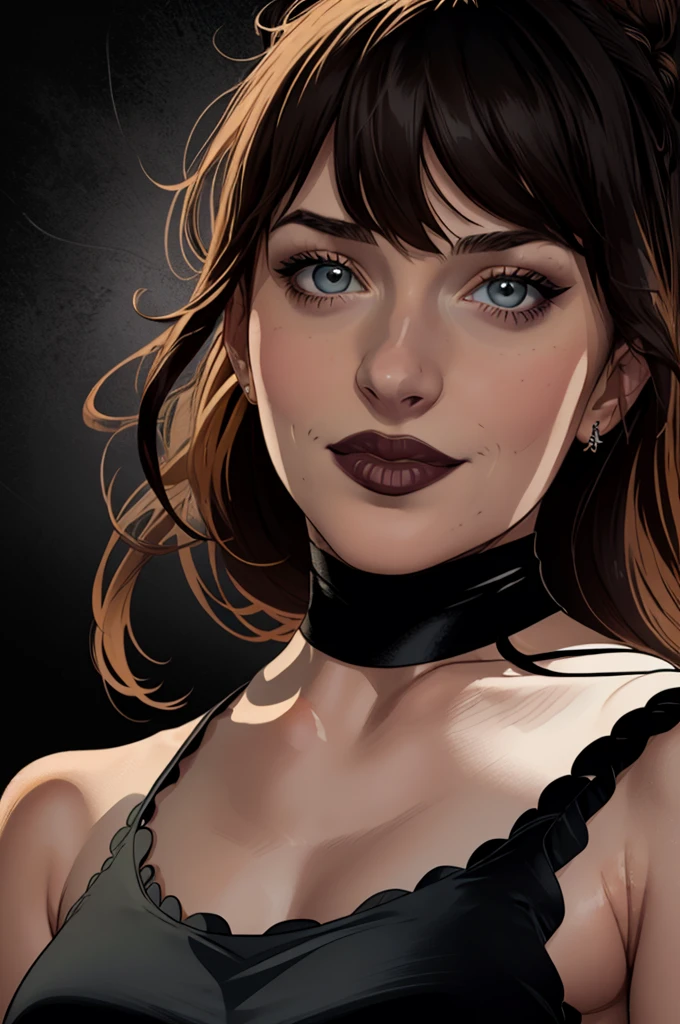 closeup of a woman in a black top and a black bra, estilo de arte de charlie bowater, Estilo Charlie Bowater, retrato de vampiro, arte do personagem charlie bowater, Alena Aenami e Artgerm, Neoartcore e Charlie Bowater, Charlie Bowater cores ricas e profundas, lazy art style, Artgerm e Tom Bagshawum close de uma mulher com longos cabelos pretos e um colar, amoranto, Bela Delfina, mais conhecido como amoranto, Kailee Mandel, cabelo preto e olhos grandes, profile picture with headshot, jovem linda amoranto, pale and glowing skin, retrato de alta qualidade, com cabelos longos e olhos penetrantes, skin pale as ivory, Sydney Hanson mode white skin tone close-up portrait cartoon style GTA style digital illustration of a woman in a black dress and black hair, linda rainha vampira, linda rainha feminina vampira, gothic maiden, very beautiful gothic top model, beautiful vampira feminina, goth girl, goth girl, gothic maiden of the dark, Gothic style, gothic woman, gothic clothes, gothic outfit, moda vampiro, vampira feminina, wearing a gothic dress Close-up of a woman with long hair and a sweater, cabelo castanho encaracolado, linda modelo, retrato de alta qualidade, medium portrait soft light, parece a jovem liv tyler, retrato colorido, linda mulher, cabelo loiro cacheado | d & d, beautiful portrait lighting, uma linda jovem, modelo muito lindo, Retrato de 50mm, medium to long brown curly hair, close-up of a person wearing tie and sweater;, closeup of a woman in a black top and a black bra, estilo de arte de charlie bowater, Estilo Charlie Bowater, retrato de vampiro, arte do personagem charlie bowater, Alena A Granger, inspirado em Hermione Hammond, como como Harry Potter, Emma Watson is no Dryad, , portrait foto de , foto de , still do filme de , with the face of a cartoon of a woman in a bikini and panties, CO Commission, commission for high resolution, realistic bikini, garota anime sedutora, nico robin, artgerm extremamente detalhado, fofosexyrobut