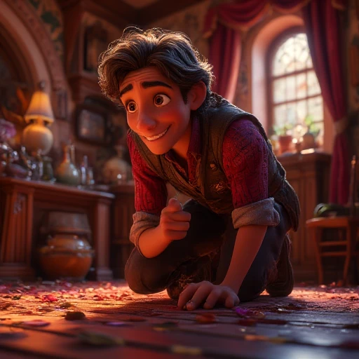 Exquisite,Masterpiece , beautiful detailed , detailed meticulous, intricate details , (actual:1.2), (There is almost no light:1.2),(Film noise:1.4), 1 man, Donley, (full bodyesbian), ( watching the audience :1.2), (crouched on the floor:1.4), (Point your finger at the audience:1.3) Canon EOS 5D MARK III, 50mm Sigma f/1.4 ZEISS lens, f1.4, 1/800s , ISO 100,( delicate face ),(brunette color hair),(Bitchsuit),