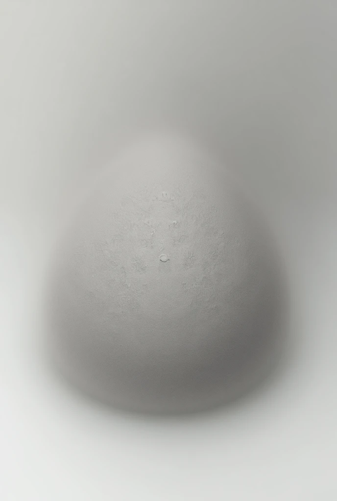 Capture a black and white image of a simple and elegant Easter egg, highlighting its shape and form without the distraction of colors