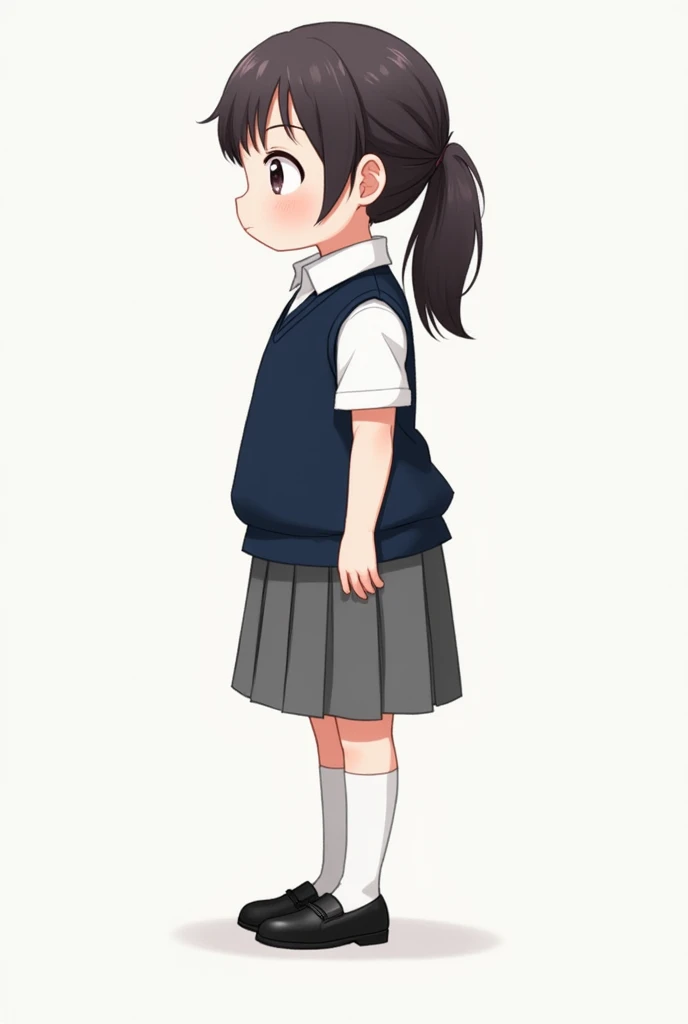 score_9, score_8_up, score_8, source_anime, 1girl, , solo, black hair, twintails, twin drills, short hair, black eyes, blush, plaid dress, black thighhighs,
classroom background, blurry background,lace panties,,lift skirt,looking viewer,angry,sweating,blush