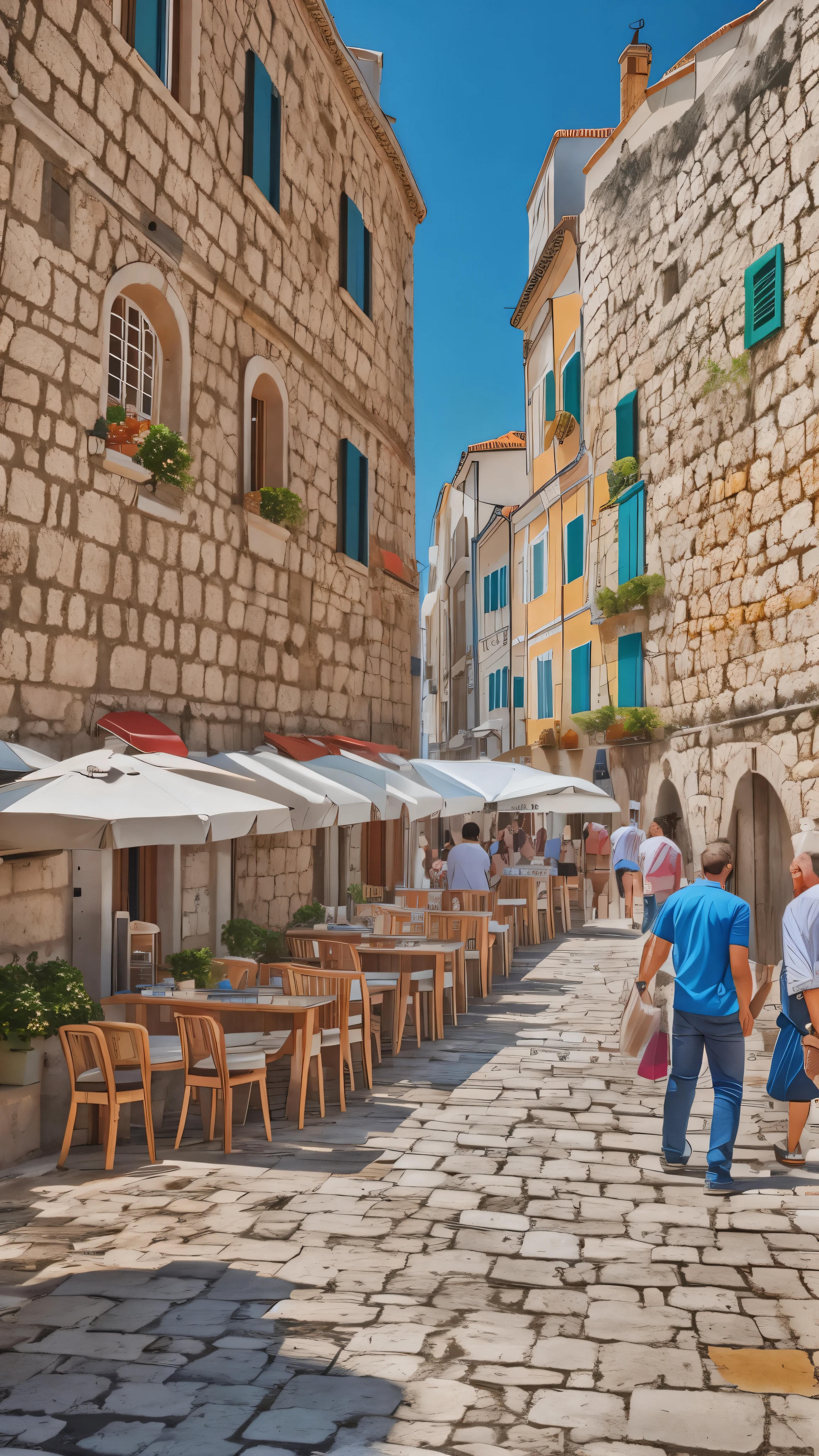  in high-definition images，Dubrovnik, called the pearl of the Adriatic Sea, is 、 high-definition images with a view of Croatian port facilities and coastal waters。