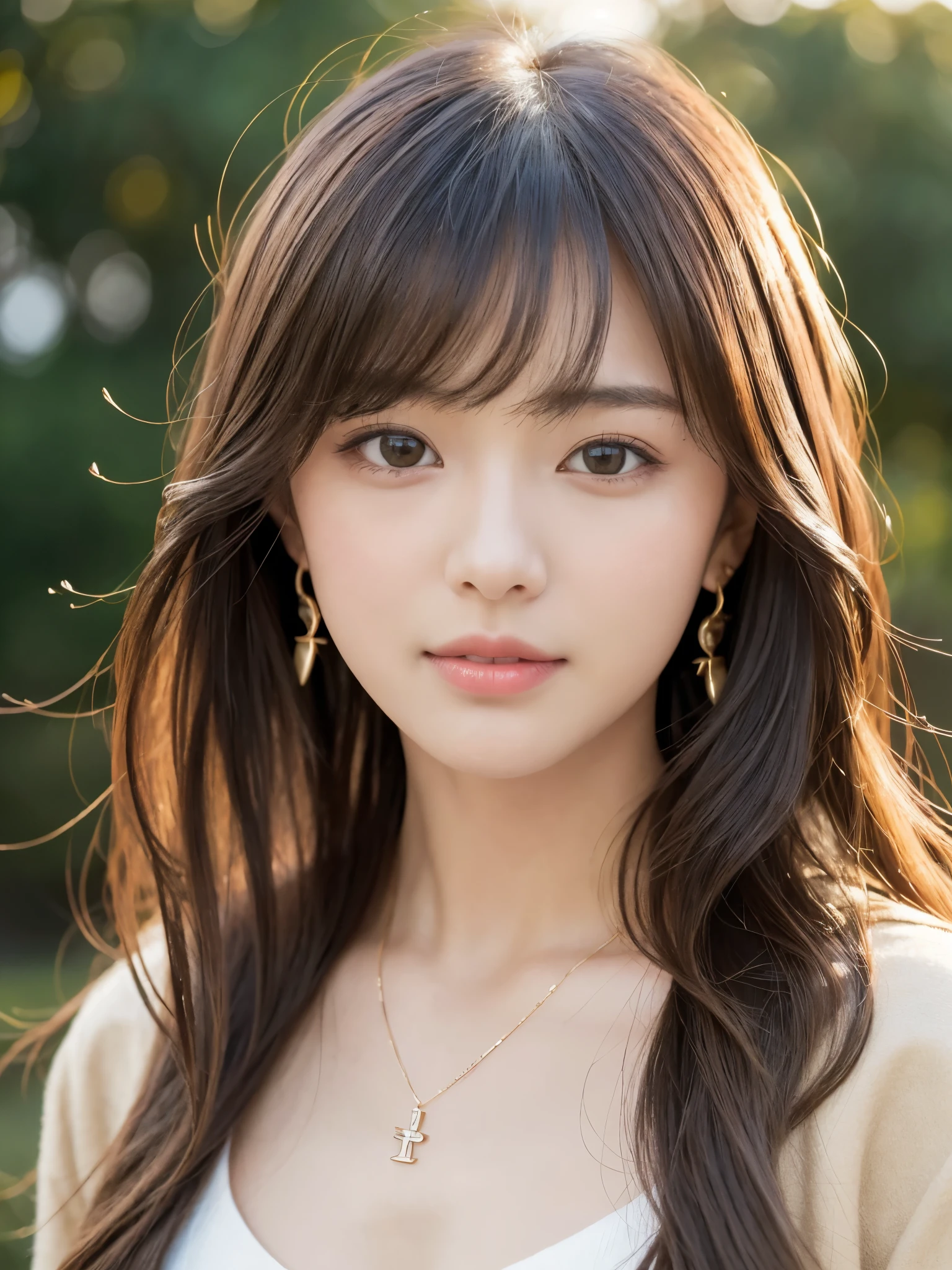 masterpiece, top-quality, 8K, absurderes, a beauty girl, kawaii, outdoor,(half body:1.5), (fullnude:1.5), wearing towel, (dark brown long hair),nice body, No makeup, bukkake, Near and far law, depth of fields, A hyper-realistic, hight resolution, a picture, foco nítido, nffsw, face lights, 动态照明, Highest detail, bathroom, earrings, necklaces,Extreme details、ultra-detailliert、detaile、authentic skin、delicated facial features、Easy Negative
