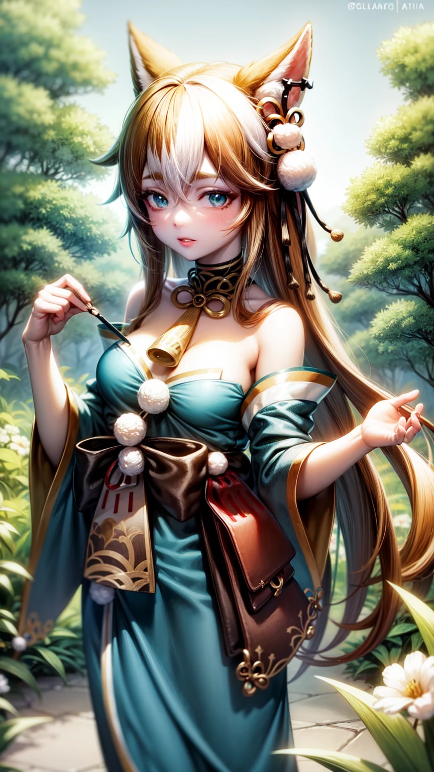 a woman in a corset and a corset dress in the woods, beautiful alluring anime woman, 2. 5 d cgi anime fantasy artwork, anime fantasy artwork, hd fantasy art, epic fantasy art style hd, detailed fantasy art, seductive anime girl, fantasy woman, karol bak uhd, steampunk beautiful anime woman, beautiful sorceress