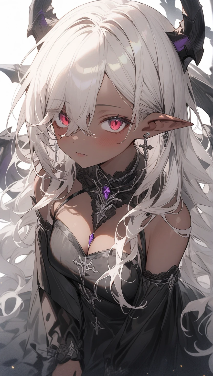 best quality, masterpiece, highres, solo, {mudrock_arknights:0.90}, angry, annoyed, portrait, looking at viewer