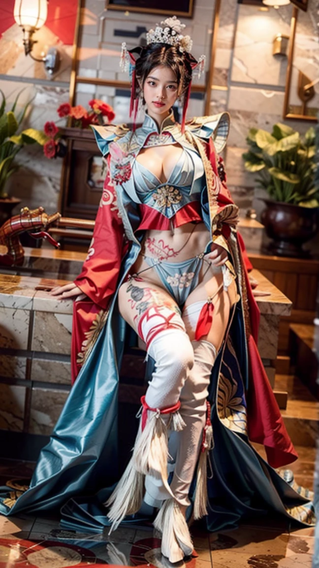 (full body:1.5)，(((1girl)):1.4),(view the viewer:1.4)，((anatomy correct):1.45),(((dancing in the forest, Perfectly integrated background))):1.3),(she wears large glasses and Holding book in her hand:1.2),(shy:1.15)，((red Satin UNDERWEAR's set):1.2),(((((((patterns)))))) ,((thick pantyhose)):1.3),(((tattoo)):1.3),( Uniform high heels leather shoes with bows for female students:1.1)，((Long legs and large chest):1.3),((((((colorful garments))))):1.3),(Accurate and perfect face:1.3),((Silver hair and very fair complexion):1.2)，，hyper HD, Ray traching, reflective light， structurally correct, Award-Awarded, high detail, lighten shade contrast, Face lighting ，cinematic lighting, masterpiece, super detailing, high quality, high detail, best quality, 16k，High contrast,