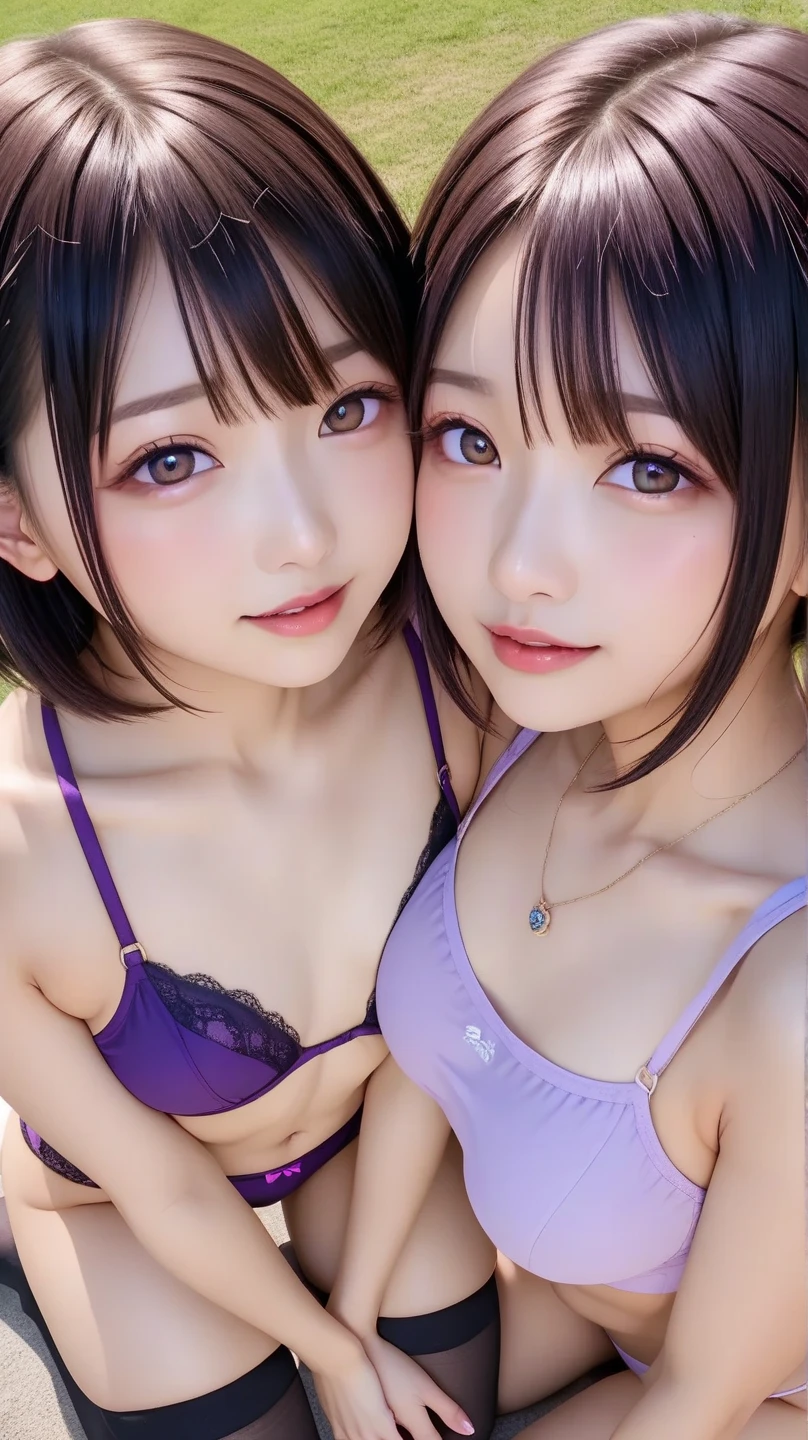 masterpiece, highest quality,(( 8K)), Absurd, Beautiful girls, Beautiful face, Looking at the audience, Laughter, Surreal, High resolution, Face Light, Dynamic Lighting, Cinema Lighting, Professional Shadow, Highest detail, Very detailed, Ultra-detailed, In detail, Real Skin, Delicate facial features, Detailed face and eyes, Sharp pupils、High Quality Shadows, Realistic facial expressions, Beautiful and delicate face down to the last detail, Beautiful and delicate eyes, Brown pupil, A perfectly balanced face, Depth of written boundary, Cinematic Light, Lens flare, Ray Tracing,perspective (Big eyes:1.2),Blushing cheeks, Perfect body,(Dutch Angle,Excellent anatomy,, elegant, Bright colors, 、Waist、(Large Breasts)、((Beach))、((furubody))、((Silk luster))、(())、((Create an anatomically correct hand shape))、((Floral Bikini))、(Palm tree)、(I can see your thighs)、Sunset、((smile))、((Twin tails))、Short Hair、