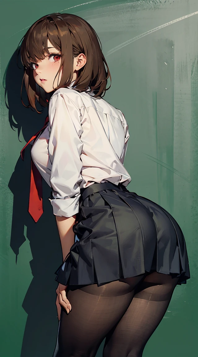 master piece,Best Quality,highest quality,Ultra-detailed,ultra high resolution,extremely detailed CG unity 8k wallpaper,Illustration,anime color,Detailed skin,Shiny skin,Realistic,(((Beautiful detailed eyes))),iluscious eyes,striking eyes,Perfect Anatomy, gleaming skin,oily skin,1girl in,Solo,
(((up skirt,roll up skirt,adjusting clothes,adjusting panties))), ((Leaning forward)),
cabin attendant uniform,flight attendant uniform,light blue blouse,dark blue slit tight skirt,red neckerchief,earrings,high heels,stockings,middle hair,half updo,dark brown hair,red lips,Large breast,
,cameltoe,bulge,visible panties,elaborately intricate designed luxury and shine and brightly white panties, moist panties are digging into crotch,skin dantation
,love juice,love juice stain,slip pubic hair,
frown,serious,sad,disdain,embarrassed
in abandoned house,faint light,messy room,many garbage bags,trash,stains on wall ,
(((vignetting,close to viewer,back shot,nice ass,beautiful ass focus,upper body))), (((cover,sexy dvd,idol image video))),((skindantation)),