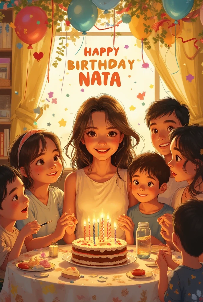 Happy birthday NATA, please put text with name also