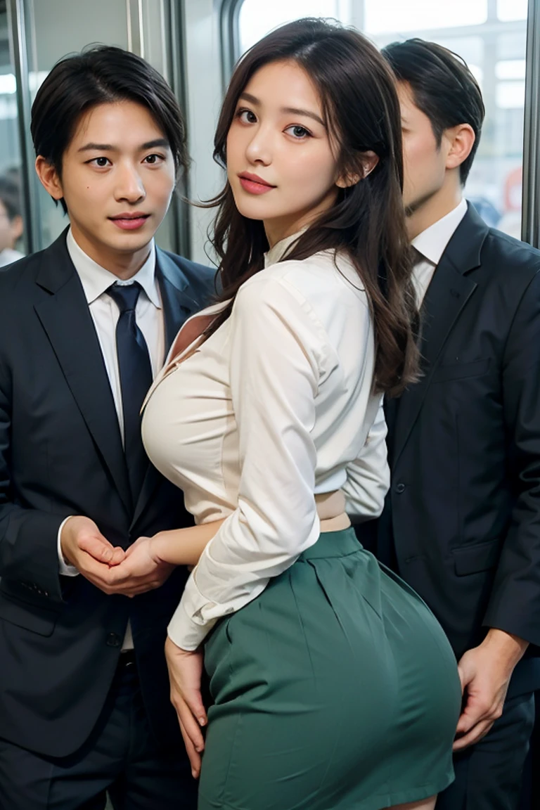 She looks 15 but、She has the cute face of a 20-year-old idol. Gentle and cute Smiling Kindly Medium bust Cleavage She is a tall building々I work in an office with、(((She was alone in the office and started to undress in front of many male colleagues wearing suits.)))、(((In the process of taking off clothes))) RAW Photos Genuine Genuine Life Do not display copyright