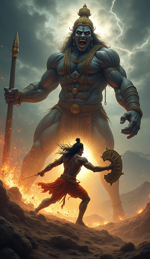 MAKE A VIDEO WHERE LORD PARSHURAM KILLING SHASTRABAHU