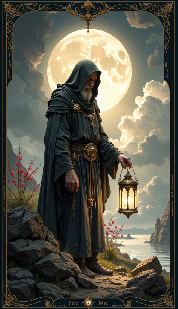 Tarot　hermit　Light color　 gentle touch