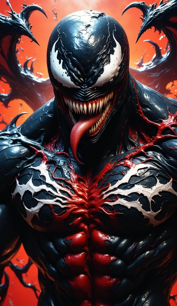 Resident Evil characters fusion with Venom and Carnage