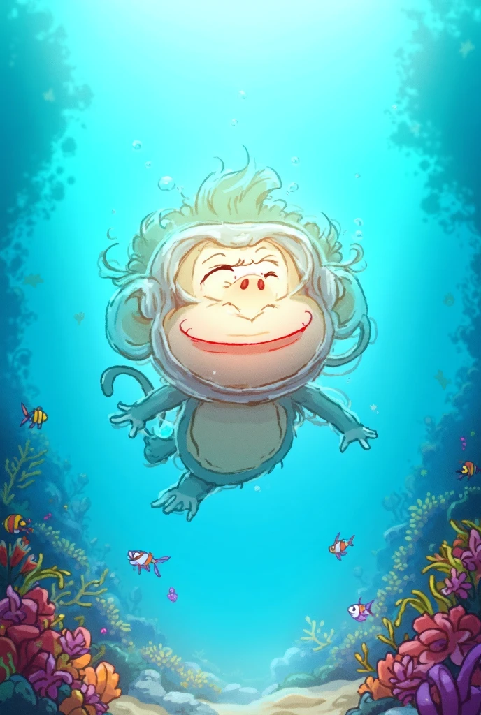 (cute, chubby, hippo cub), chibi, nude, blue eyes, (((blue swim briefs))), hippo ears, blush, smile, open mouth, male focus, day, cloud, water, wet, sparkle, sunglasses, partially submerged, sun, detailxl