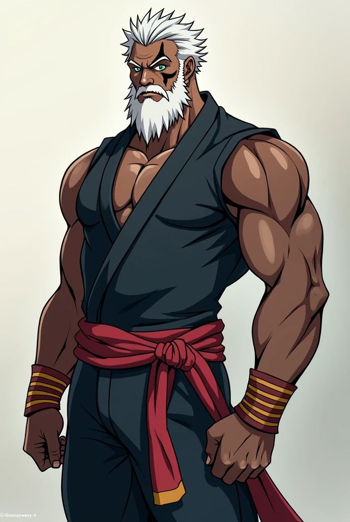um desenho animado de um homem com um grande corpo musculoso e um cabelo longo, conceito de corpo inteiro, muscular character, muscular! Ciberpunk, lobisomem musculoso, duende musculoso com cara de cachorro, musculoso e assustador, foto de corpo inteiro, detailed conceito de corpo inteiro, like an ugly titan, personagem do rei dos lutadores, design de personagem interessante, postura amedrontadora, goro do mortal kombat, personagem de jogo de luta