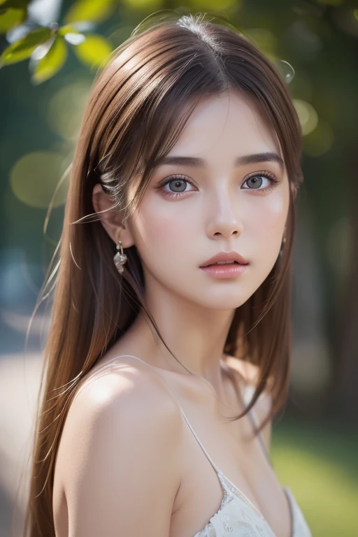 8k, best quality, Masterpiece , super high resolution, ( realism: 1.4), Original photo, ( realistic skin texture : 1.3), ( Film Grain: 1.3), 1 girl , Beautiful Face Details, Masterpiece , best quality, Top Body High Quality Photo Stretched ,