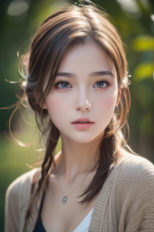 8k, best quality, Masterpiece , super high resolution, ( realism: 1.4), Original photo, ( realistic skin texture : 1.3), ( Film Grain: 1.3), 1 girl , Beautiful Face Details, best quality, Top Body High Quality Photo Stretched ,