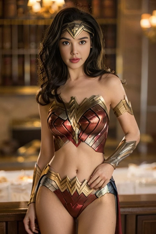 Girl with big tits and awesome pussy in photo looks at viewer 8k detailed perfect nudes beautiful face ,sonrisa coqueta y sexy, wonder woman Gal Gadot 