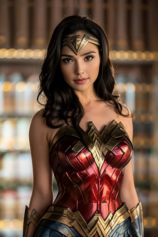 Girl with big tits and awesome pussy in photo looks at viewer 8k detailed perfect nudes beautiful face ,sonrisa coqueta y sexy, wonder woman Gal Gadot 