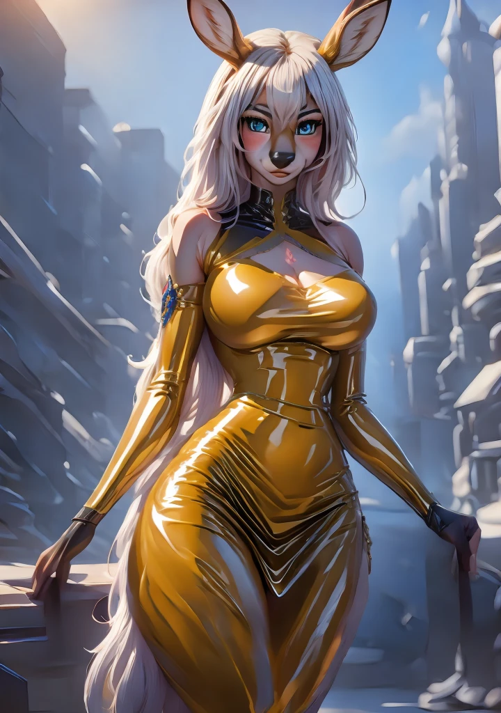 Inside the office of the lioness,The head of the lioness is dressed in women's clothing,hyper HD,A masterpiece of superb picture quality,clear skin texture,high detal,Best picture quality,high high quality,A high resolution --auto