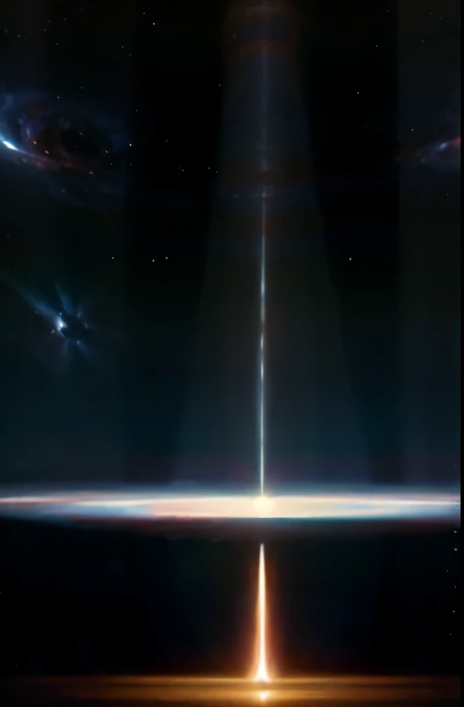 a view of a planet with a ring of light in the middle, in the astral plane ) ) ), portal in space, portal to outer space, majestic interstellar portal, portal to another universe, interstellar infinity portal, world seen only through a portal, wormhole, black hole event horizon, magic portal in the sky, hollow earth, luminous black hole portal