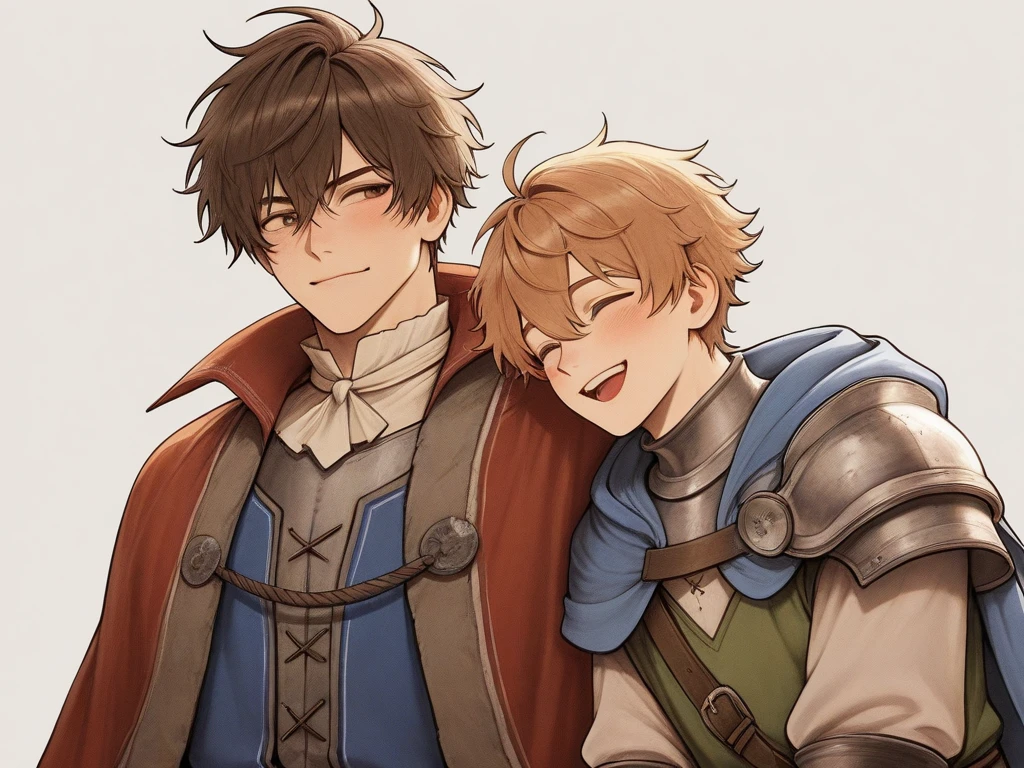 Brat, ((masterpiece)), High resolution, 10 years old、girl、 Brown Hair、Short Bob、((smile、Grin))、Embarrassed face、Sweating all over the body、Bright Blue Eyes、smile、((Grin))、Earrings、Disturbed、Light、Simple armor、((bra lift:1.5、Small nipples))、a man's penis、((Cum in a woman's mouth、Cum on a woman's tongue、lump of semen))、semen dripping from penis:1.3、Blowjob、Cum in a woman's mouth、Mouth filled with cum、lump of semen