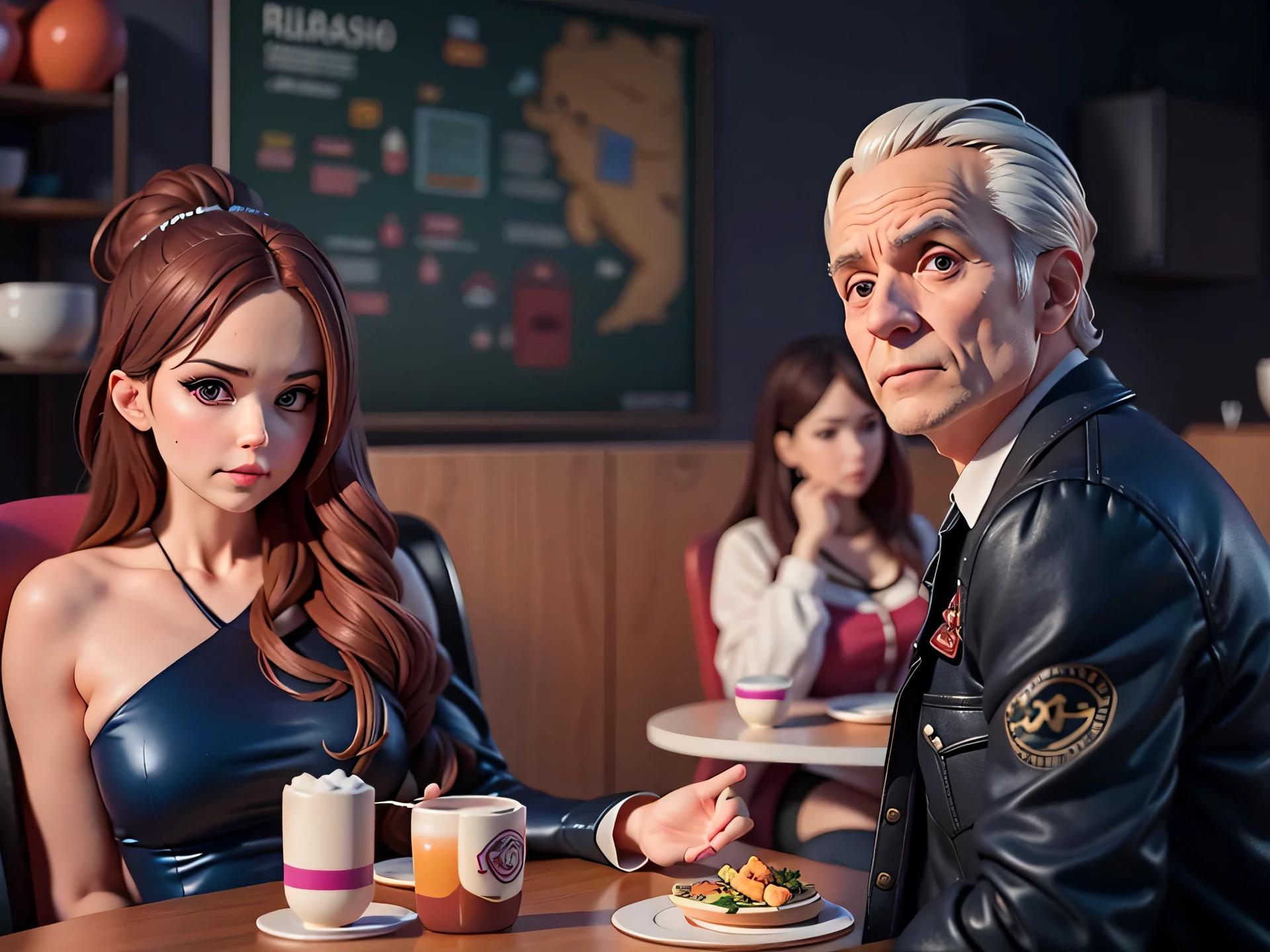 a man and a woman are standing in the kitchen, Valery Beck, very coherent image, Abdulov, alexander Abdulov, Marat Zakirov, Mikhail Bosanko, Alexey Gurylev, Nicholas, in Russia, Kate Oleska and Jim Kay, 8 K)), Patrick Nagle!!, Andrea Savchenko