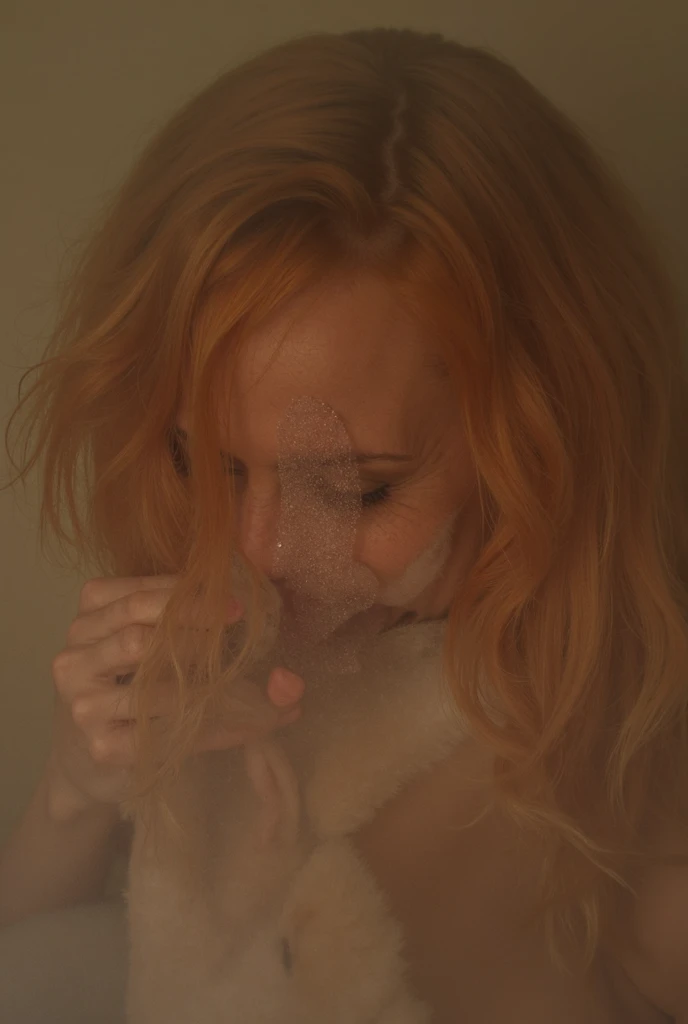 (beautiful screaming nude redhead), (eyes open), (terrified expression), (((frightened expression))), (((startled expression))), (((crying))), (((shouting))), (clear resin face), (face made of clear resin), (face turning into clear resin), (head made of clear resin), (body turning to clear resin), (body made of clear resin), (clear resin body), (skin becoming clear resin), (face turning to clear resin), (head turning to clear resin), (arms turning to clear resin), (hands turning to clear resin), (clear resin hands), (clear resin fingers), (skin made of clear resin), (clear resin skin), (hair made of clear resin), (ASFR), (turning into clear resin), (becoming clear resin), (winter forest background), (defensive posture), ((((half made of clear resin, half made of flesh)))), side profile

