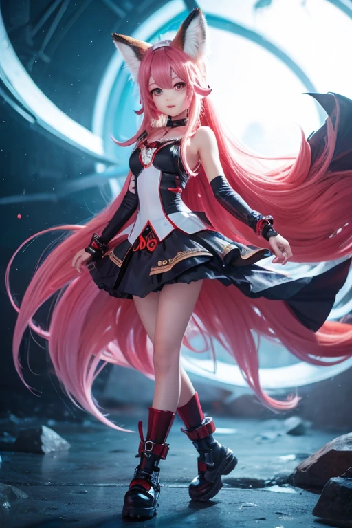 Realistic, realistic details, details
break
1 girl, beauty, seductive face,, fine skin, anicos_inori, pink hair, long hair, navel, hair clip, hair ornament, thigh height,, full body, concert. Stage. Idol outerwear.
Break, isekai, miniskirt, idol. Live. Idle clothes.
, simple background
break
Perspective, blurry background, third rule, sharp focus, depth of field
break
(Urzan-6500-V1.1:0.2)