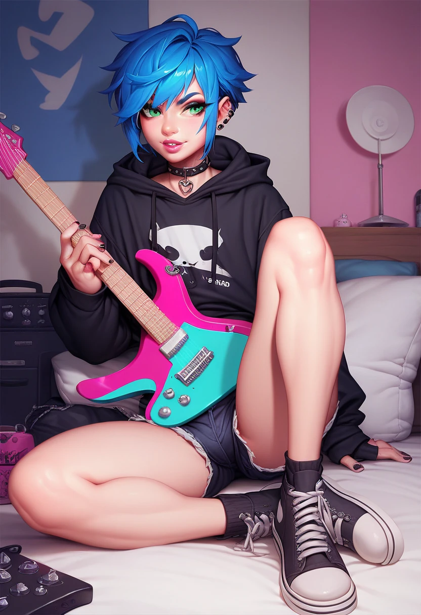 jinx, nude, pink nail polish, pink pussy, socks
