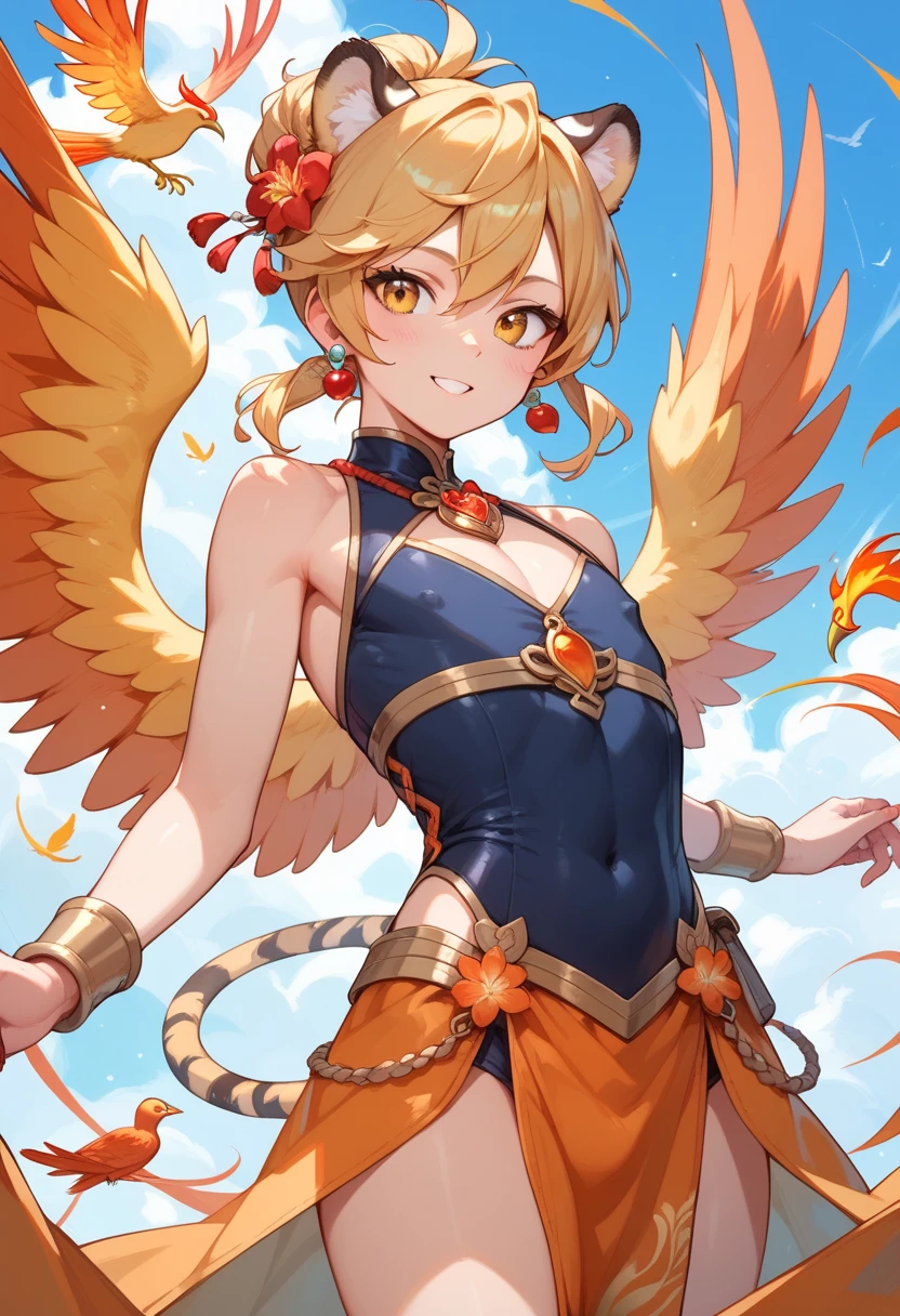 Furry female phoenix