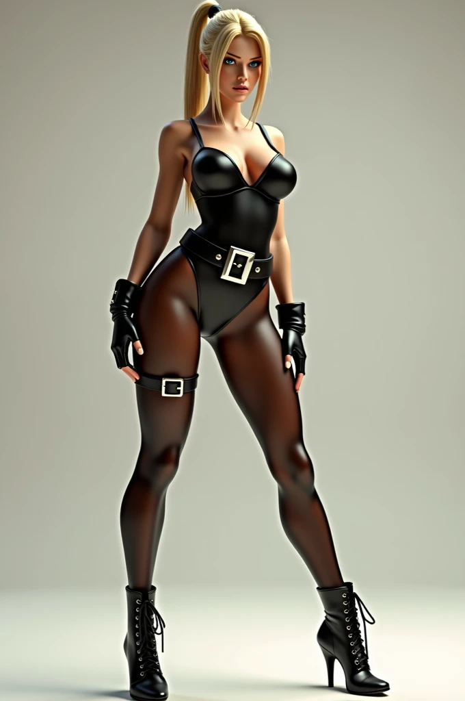 (Masterpiece, best quality, intricate details, 1sologirl) iron collar, arms behind back, iron cuffs, shackles, bound ((standing by wooden pole:1.2)) ((Pirotes Dark elf skin)) show entire body, feet in view, realistic, gorgeous 16y.o. light skinned mixed race female, African, transparent black pantyhose, legs open, museum, no shoes