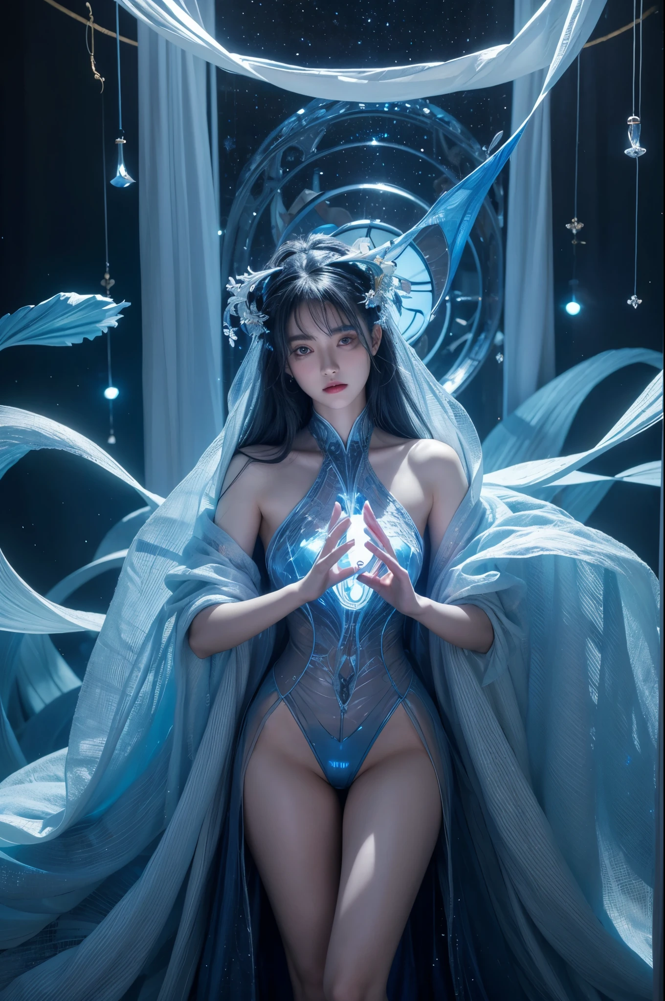 (Two beautiful age italian girls:1.6), Close friends, (They are hugging each other:1.2), Kiss her cheek or chest,(Detailed iridescent bodysuit with beautiful fractal or marble design:1.5), Incredible and spectacular scenes, ((High quality)), ((Detailed)), ((Fantasy)), Blue Plasma Brain, Green Plasma Body, Vulgarity, beutiful breast, obscenity, (Lewd smile:1.2), coarse, Obscene, mean, (raunchy:1.2), (Immoral:1.2), Lachish, (small breasts with beautiful raised pink areolas:1.5), (Cameltoe), (Expression of ecstasy:1.2), Photorealistic, Official art, unity 8k wall paper, 8K Portrait, Best Quality, Very high resolution, (Incredibly beautiful nature background:1.6), (18 years old:1.5), (Sexy and glamorous:1.1), (A coquettish expression:1.6), (seductively smiling:1.6), (erotic posing:1.9), (Model Posing:1.8), Beautiful seductive face, Portrait, (Thick eyebrows:1.4), (Big scarlet eyes:1.2), Beautiful eyes with fine symmetry, (Ultra detailed eyes:1.4), (High resolution blue eyes:1.1), Intimate face, (ultra detailed skin texture:1.4), White skin, pale skin, Perfect Anatomy, Thin, (Beautiful toned body:1.5), Hair Bow, (Moist skin:1.2), No makeup, (dark circles:1.1), Good anatomy, Focus Face, good-looking, (Emilia Clark:0.6) (Emma watson:0.3),(Jennifer Connelly:0.4), (sensual face:1.5), Elegant face, Nice, Dolce, (Around her neck is a simple necklace of exquisite workmanship), (Bioluminescence with brilliant brilliance:1.4), (Luminous magic circle:1.5), Ruins of an ancient castle, Shining majestic cloud masses and sky, lightning bolt, Epic Realistic, (Greg Rutkowski:0.8), (teal and orange:0.4), (Art Station:1.5), Cinematic, (nffsw:1.5), Hyper Detailed, Dramatic light, (Intricate details:1.1), Beautiful black hair, (Wearing a gauntlet with a dense and very beautiful design decorated with jewels:1.1),